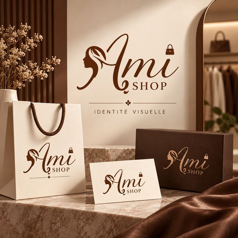 Identité visuelle Ami Shop
