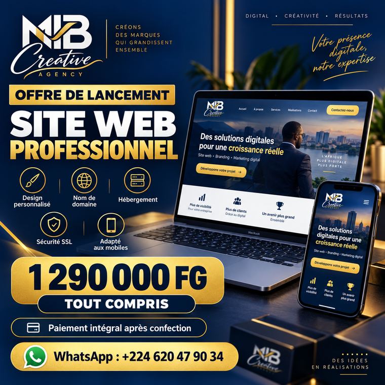 Site web professionnel